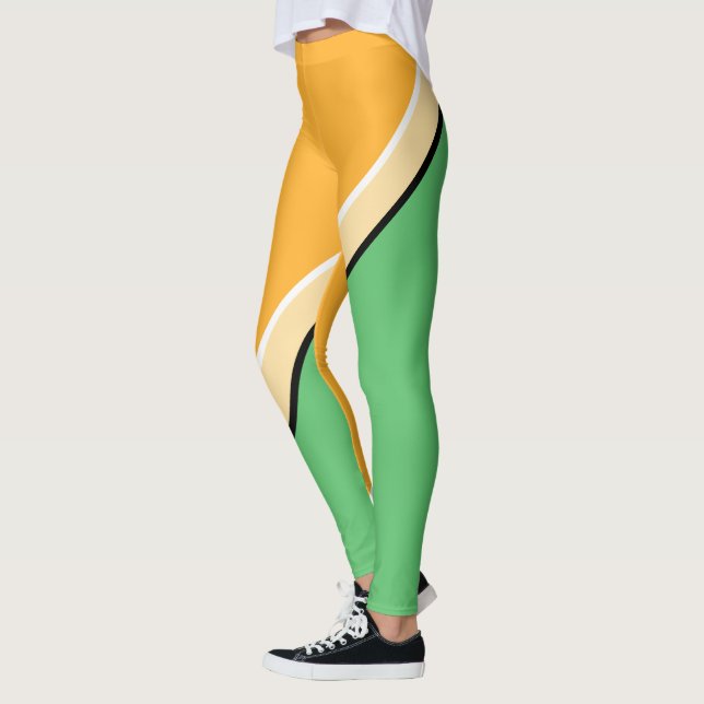orange, grün, gelb leggings (Links)