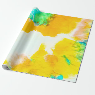 Orange grungige Farbe. Tie Dye Druck. Farbige Bati Geschenkpapier