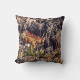 Orange Guana Art Kissen