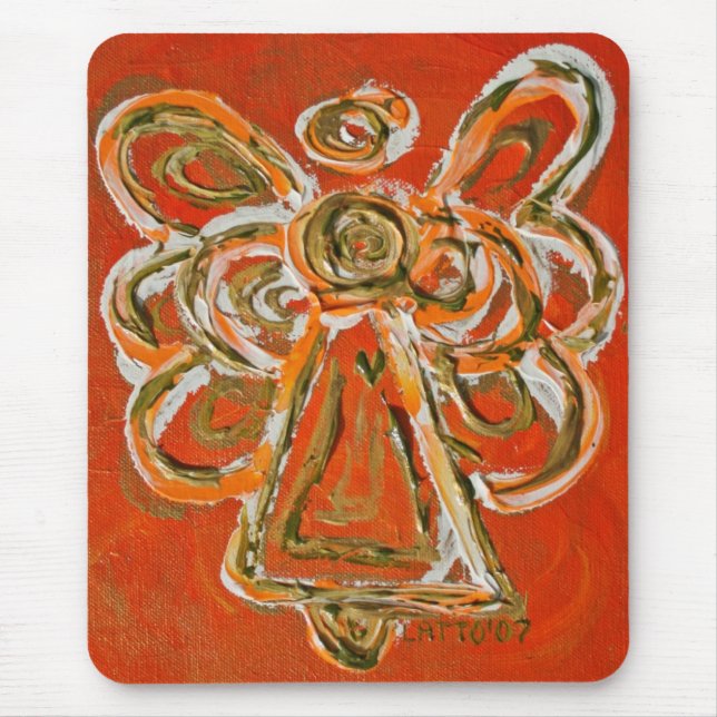 Orange Guardian Angel Mousepad (Vorne)