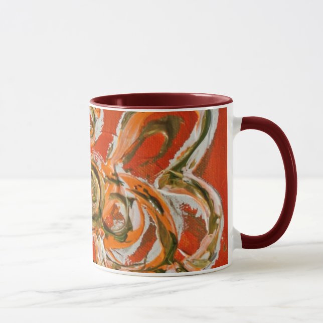 Orange Guardian Angel Tasse oder Cup (Rechts)