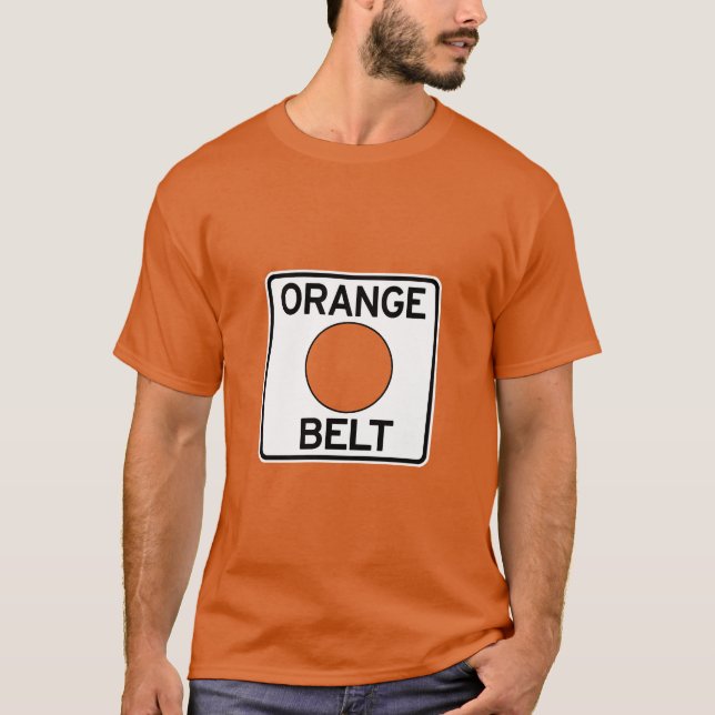 Orange Gurt-T - Shirt Pittsburghs (Vorderseite)
