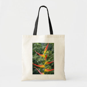 Orange Haliconia latispathia Blumen Tragetasche