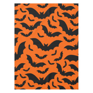 orange Halloween Vampir Fledermäuse gothic Tischdecke