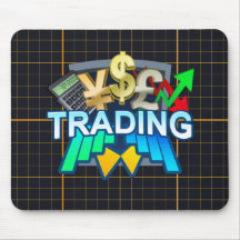 Orange Handelsgitter Mousepad