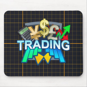 Orange Handelsgitter Mousepad