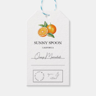 Orange Hang Tag Geschenkanhänger
