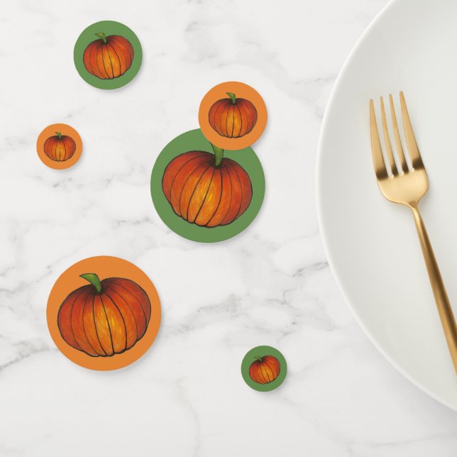 Orange Harvest Pumpkin Patch Herbst Konfetti (Gruppe)