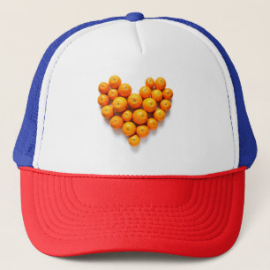 Orange Heart Truckerkappe