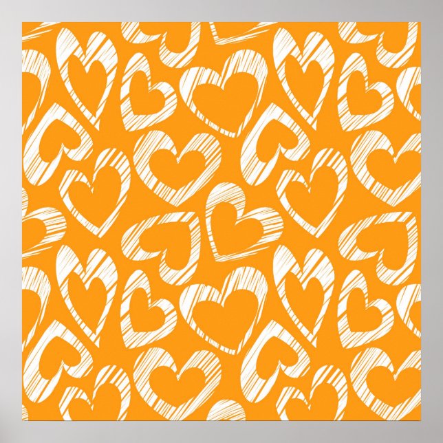 Orange Hearts Poster (Vorne)