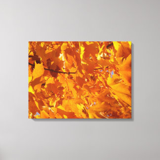 Orange Herbstblätter Baum Kunst Drucke Leinwand Ge
