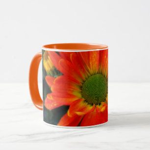 Orange Herbstliche Blume Tasse Getränke