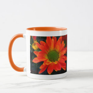 Orange Herbstliche Blume Tasse Getränke