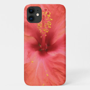 Orange Hibisken Blume Macro iPhone Case