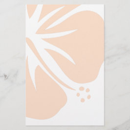 Orange Hibiskus Briefpapier