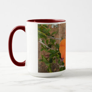 Orange Hibiskus Tasse - wählen Sie Stil & Farbe
