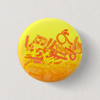 Orange Hintergrund mit Buchstaben Button