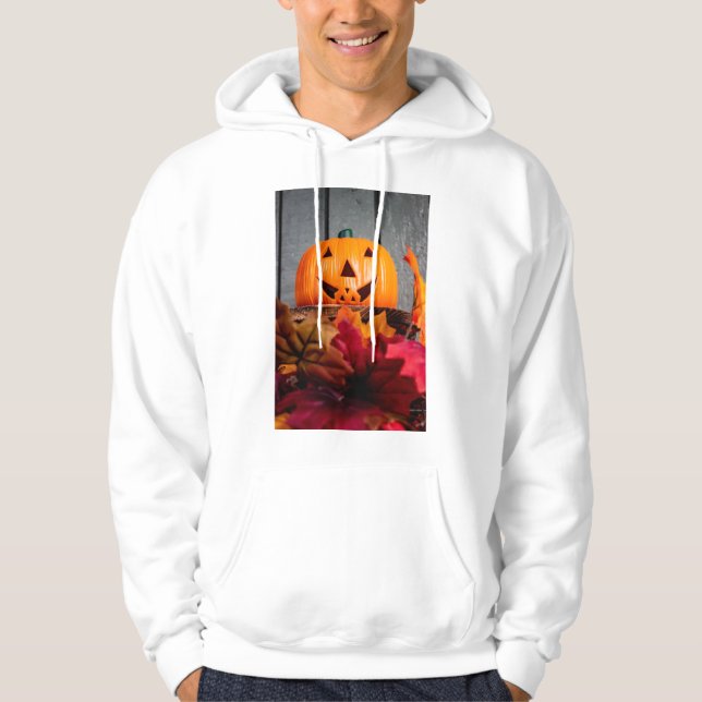 Orange Hoodie (Vorderseite)