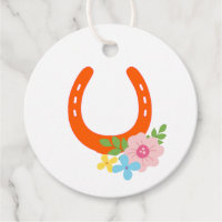 Orange Horseshoe Blume Pferdestall Moderner Spaß