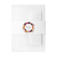 Orange, Hot Pink und Lila Fall Floral 3