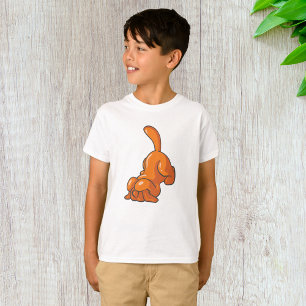 Orange Hound Dog T-Shirt
