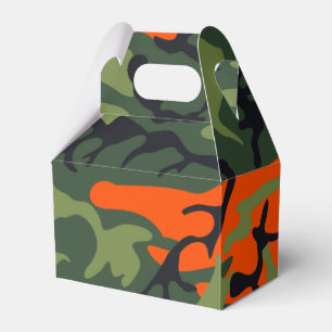 Orange Hunter Camouflage Geschenkschachtel