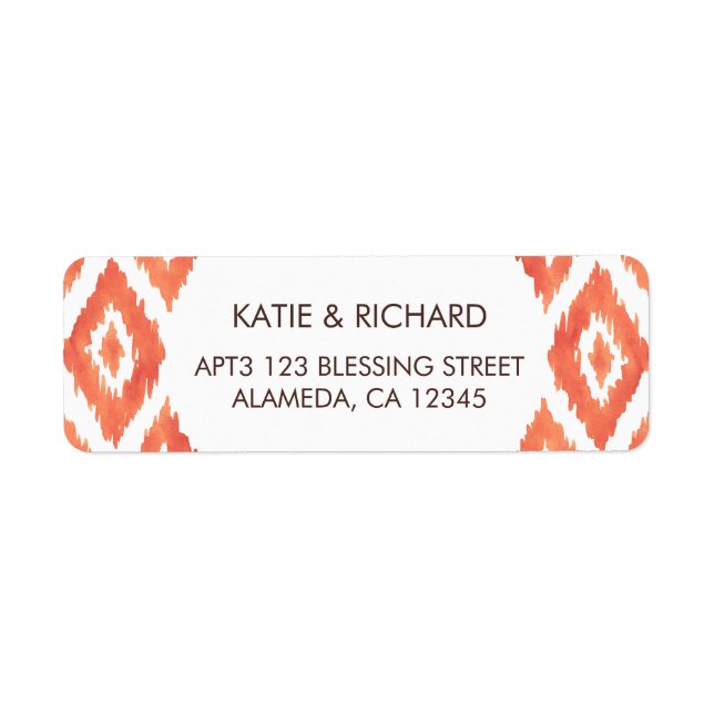 Orange Ikat (Vorne)