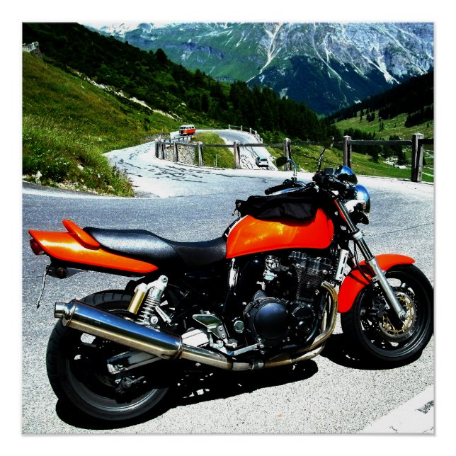 orange in the mountains poster (Vorderseite)