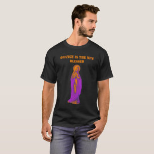 Orange ist die neue Ikone der seligen Jungfrau Mar T-Shirt