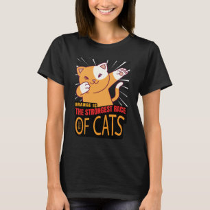 Orange ist die stärkste Rasse der Katzen Frauen sc T-Shirt