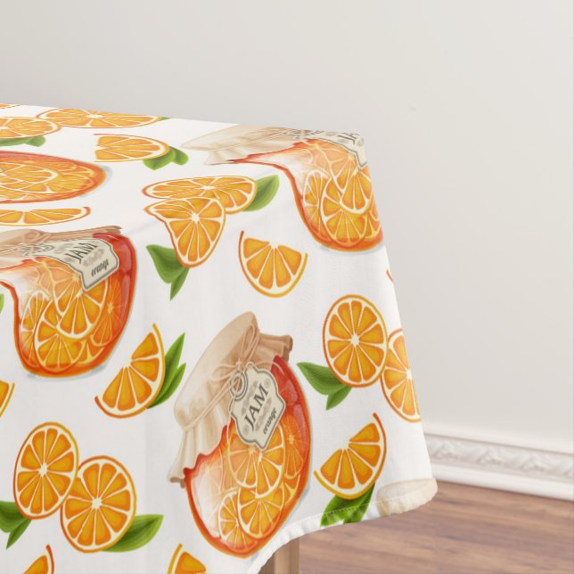 Orange Jam Tischdecke (Beispiel)