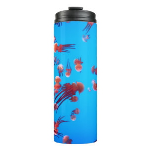 ORANGE JELLY FISH THERMOSBECHER