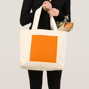 Orange JUMBO Tote Bag Stoffbeutel