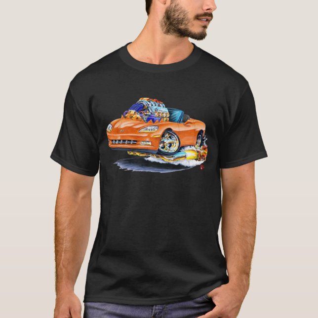 Orange Kabriolett 2005-10 Korvette T-Shirt (Vorderseite)