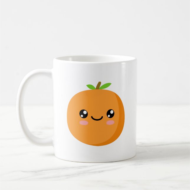 Orange Kaffeetasse (Links)