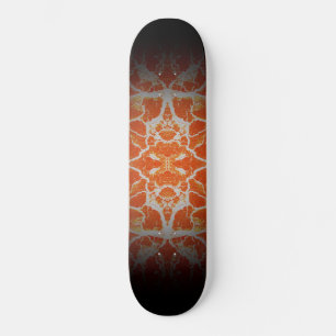 Orange Kaleidoskop Skateboard