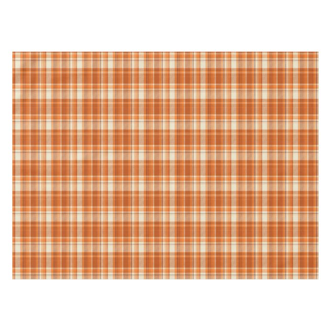 Orange kariertes tischdecke (Vorderseite (Horizontal))