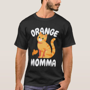 Orange Katzenmama - Süße Ginger-Katzenliebhaberin, T-Shirt