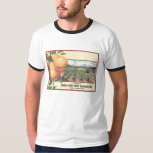 Orange Kisten-Kunst GRÜN-TÄUSCHUNG Frucht-Zücht T-Shirt