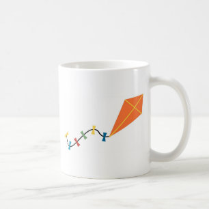 Orange Kite Kaffeetasse