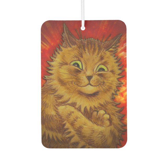 ORANGE KITTY CAT PET AUTOLUFTERFRISCHER (Vorderseite)