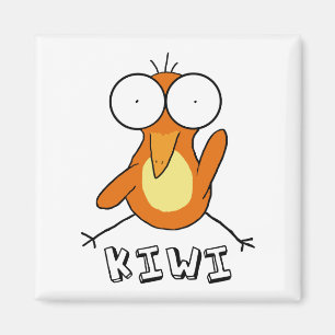 Orange Kiwi-Magnet Magnet
