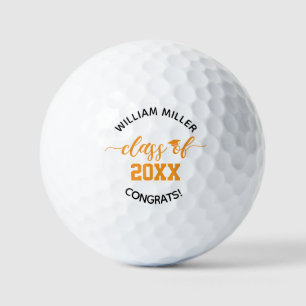 Orange-Klasse 2025 Abschluss Individuelle Name & T Golfball