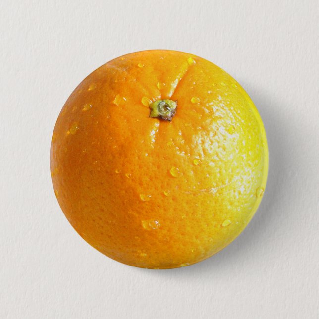 Orange Knopf 02 Button (Vorderseite)