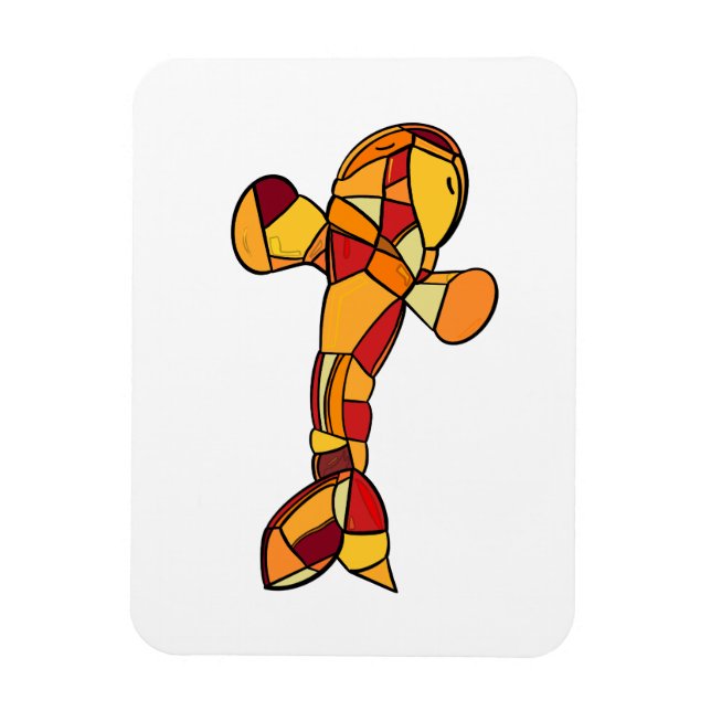 ORANGE KOI MAGNET (Vertikal)