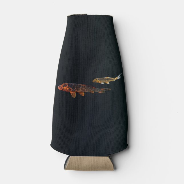 Orange Koi und Gold Koi Flaschenkühler (Vorderseite)