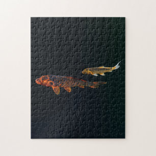 Orange Koi und Gold Koi Puzzle
