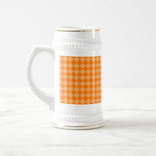 Orange Kombinations-Diamant-Muster durch STaylor Bierglas