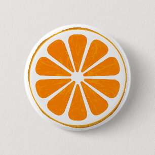 orange. Kreuzung. Knopf Button