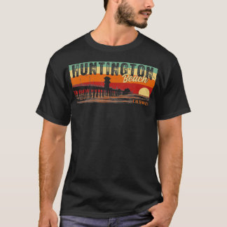 Orange Landkreis CA Vintag Huntington Beach T-Shirt